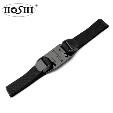 HOSHI Black Vented Adjustable Helmet Strap Belt Mount Holder Adapter For gopro Hero8/7/6/5/4/3+/3 Camera Accessories